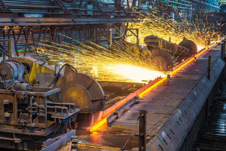 How do changes in steel demand affect prices  scaled