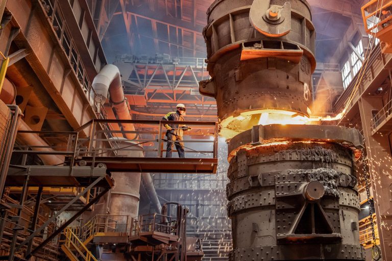How do changes in steel market speculation affect prices  scaled