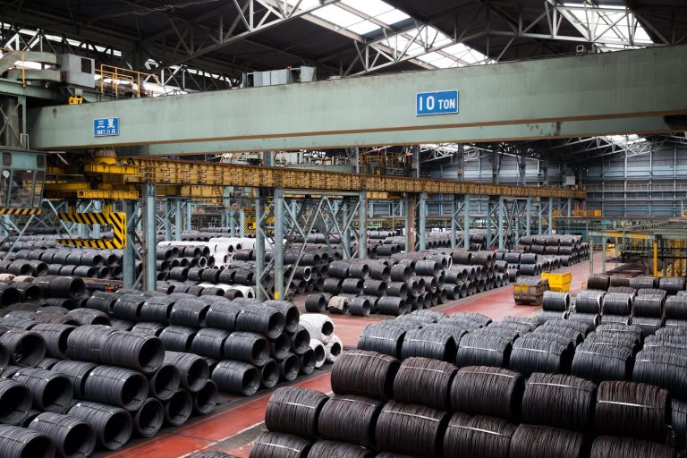 What is the steel price per metric ton